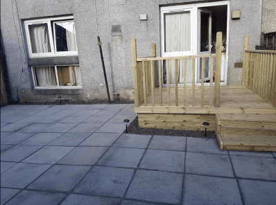 Decking installation in Airdrie