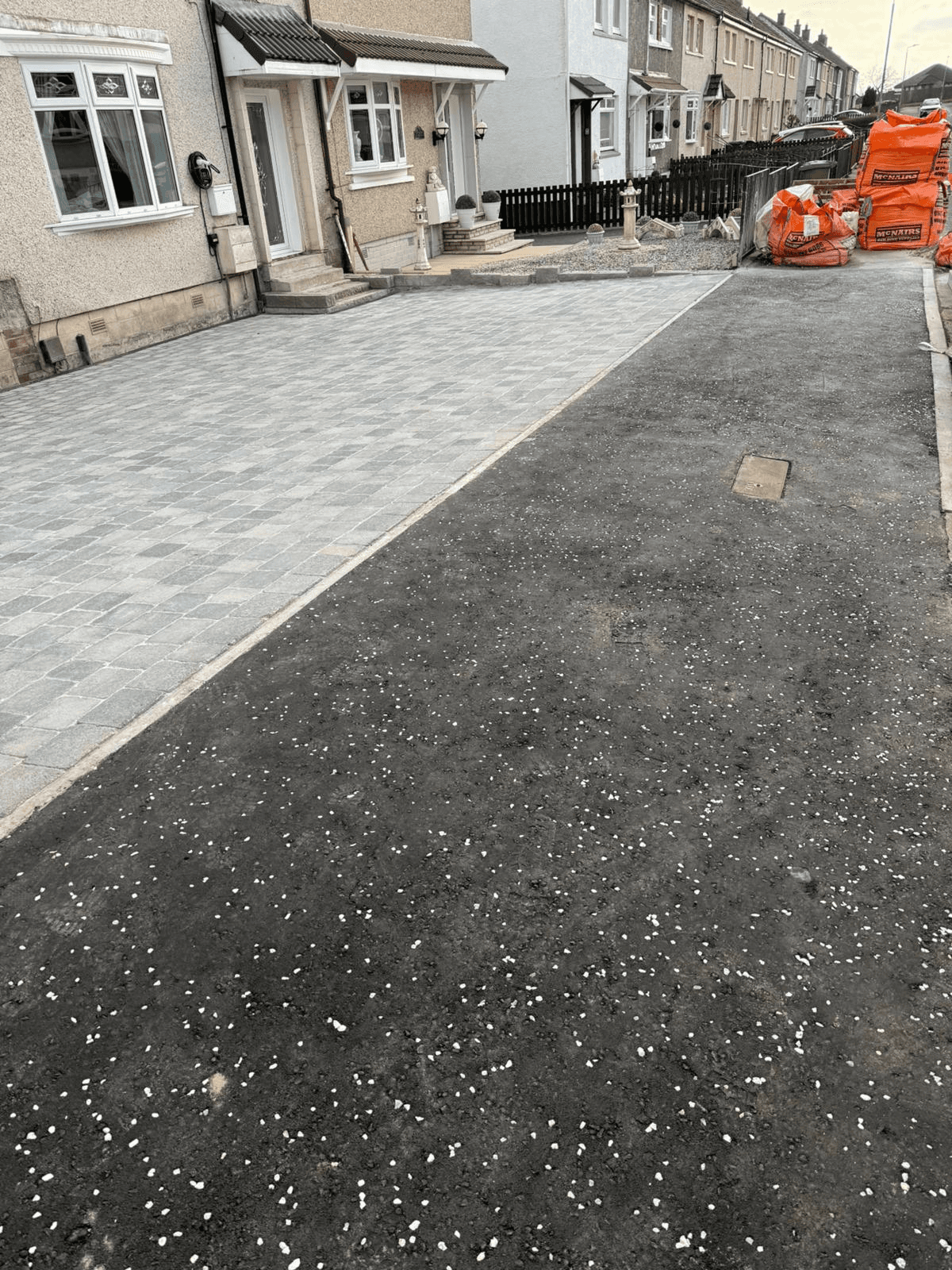 Driveway installation and repairs in Airdrie