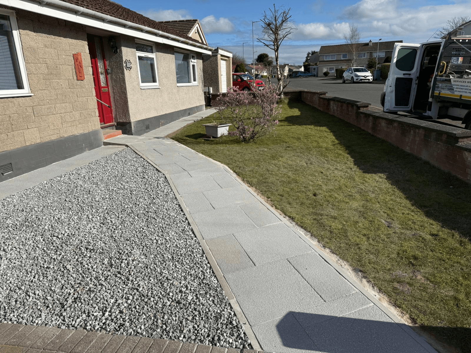Driveway installation and repairs in Airdrie