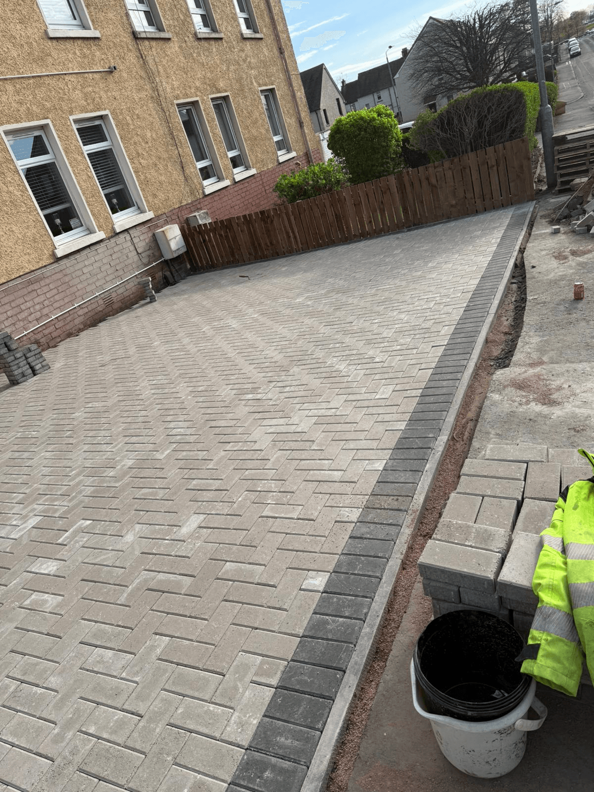 Driveway installation and repairs in Airdrie