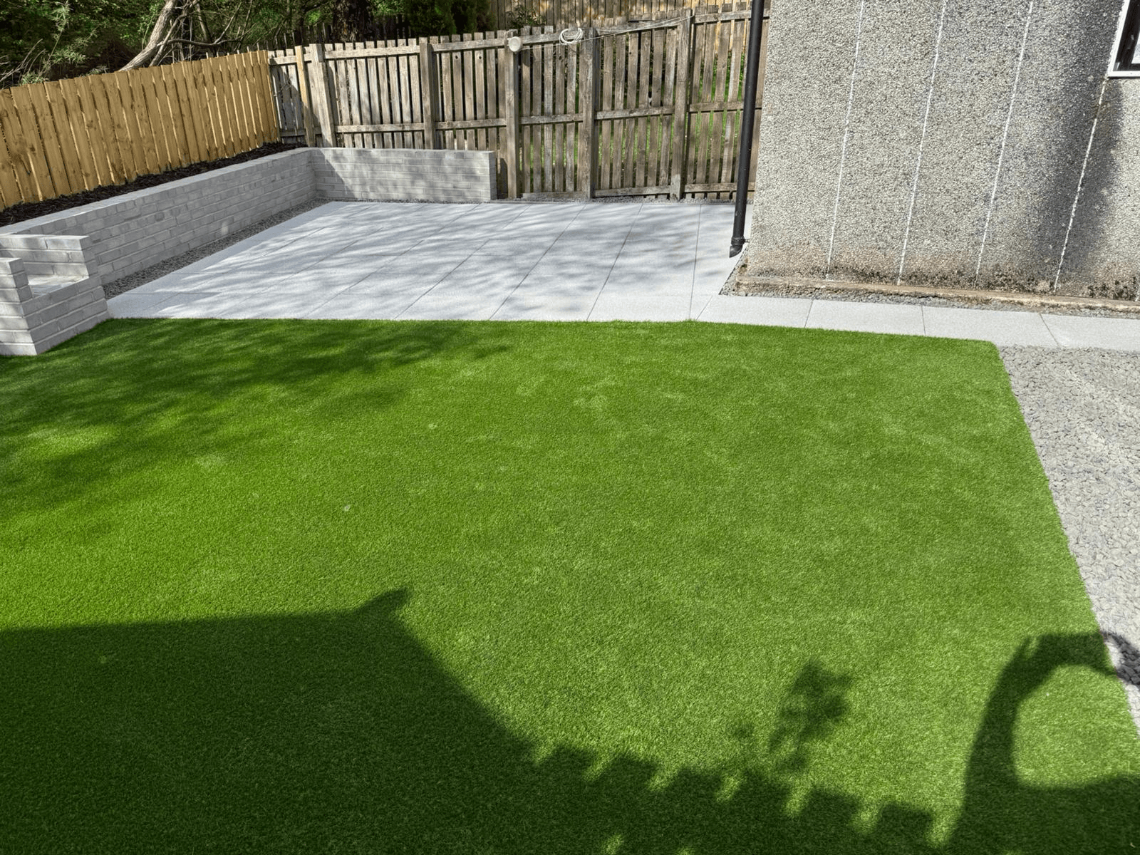 Artificial grass installation in Airdrie and North Lanarkshire