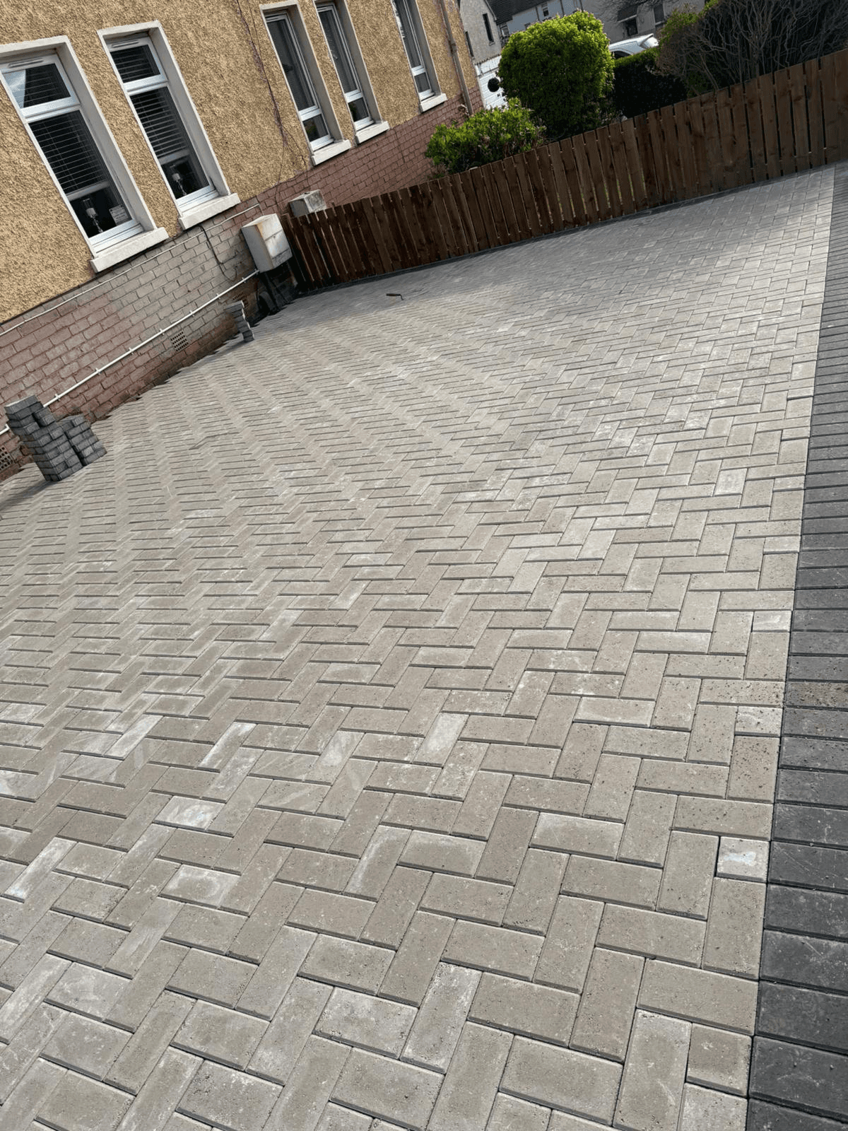 Paving and slabbing work in Airdrie