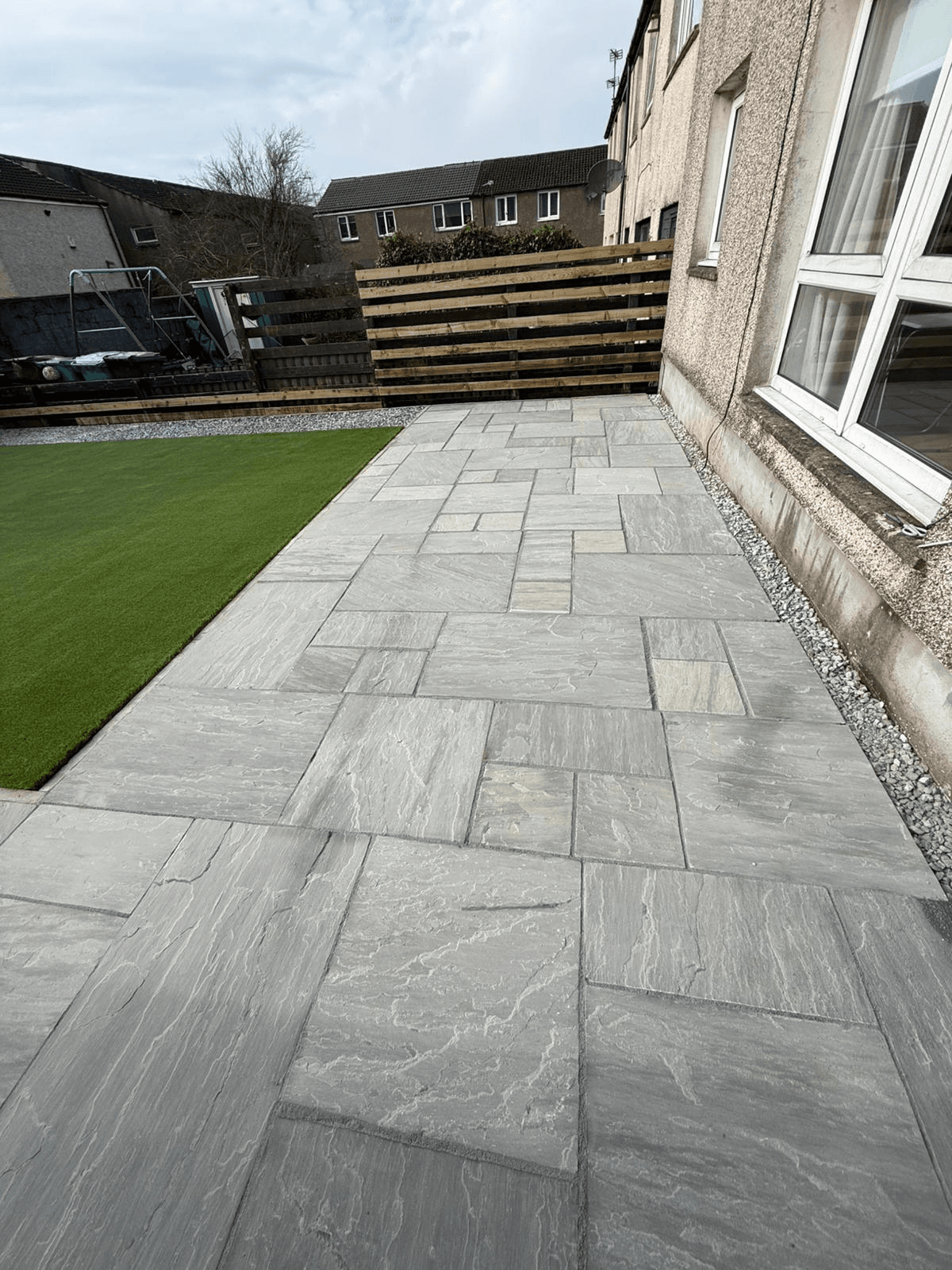 Paving and slabbing work in Airdrie