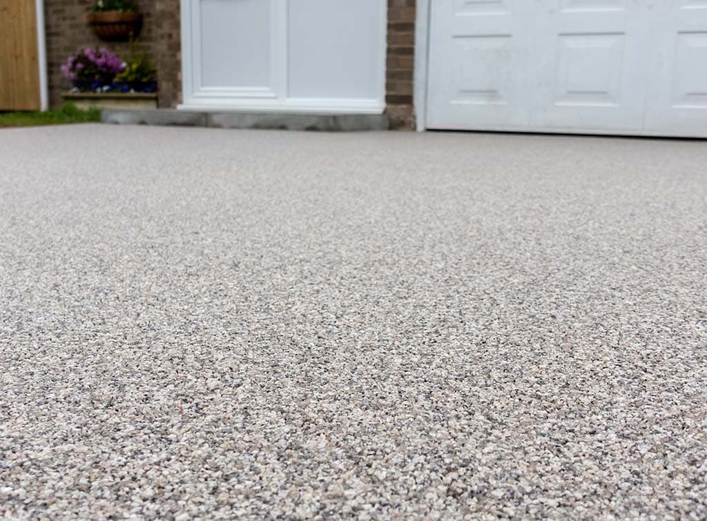 Resin bound driveway installation in Lanarkshire