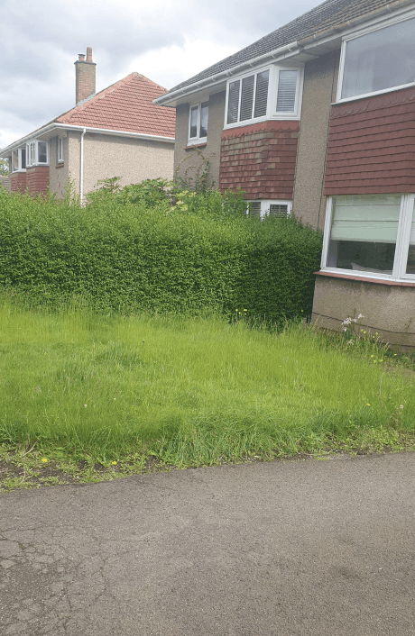 Turfing work in Airdrie and North Lanarkshire