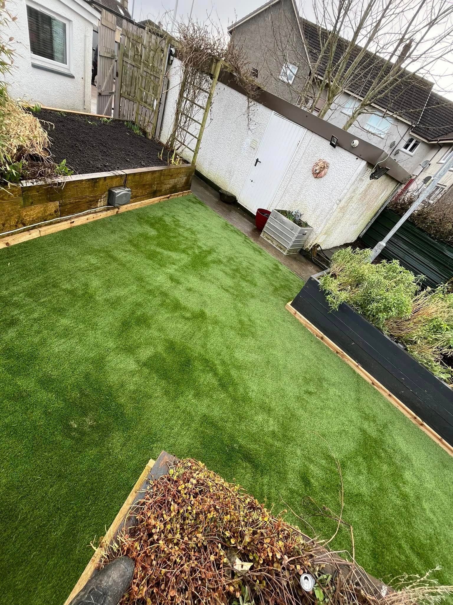 Garden maintenance and landscaping work