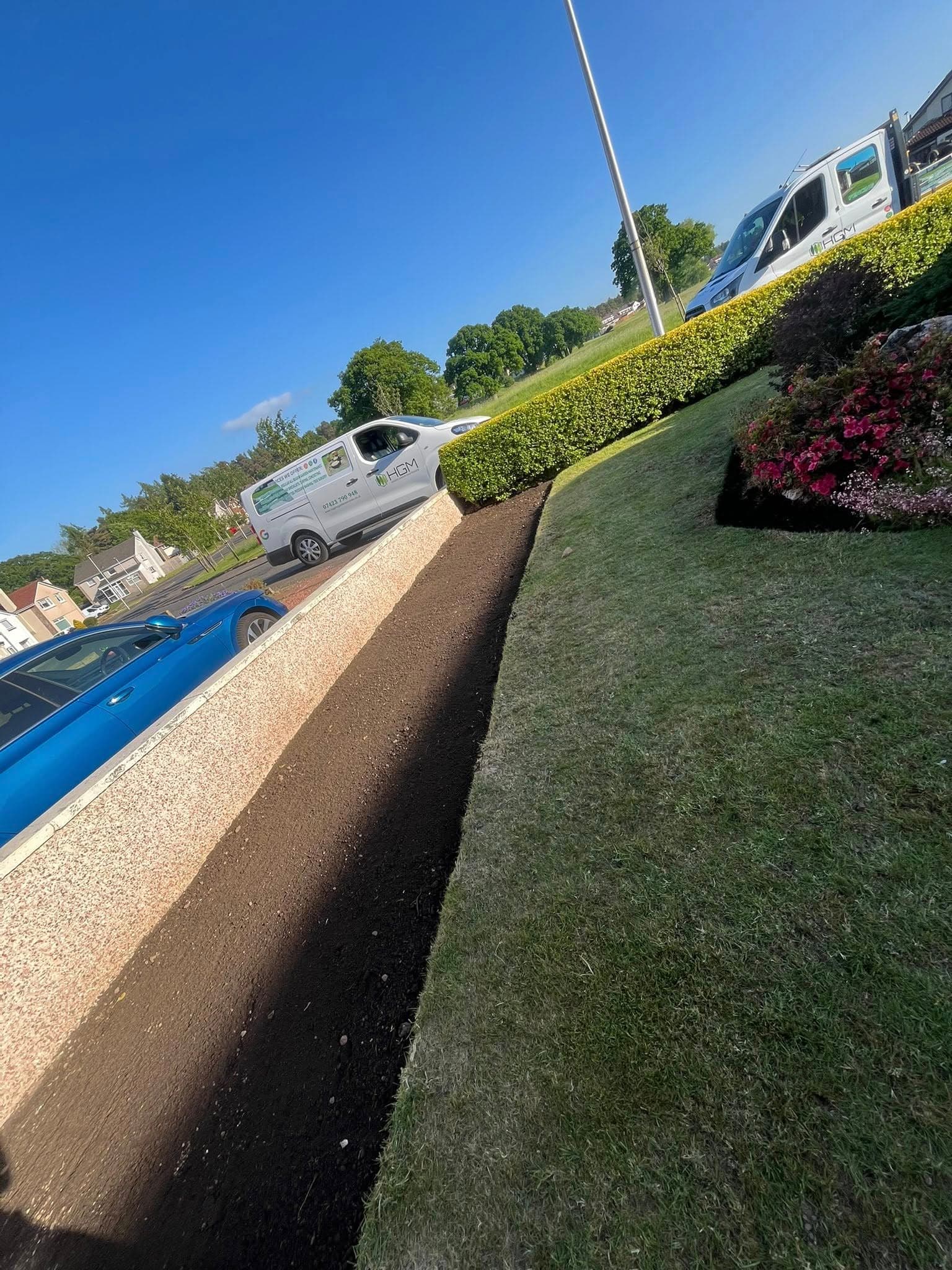 Garden maintenance and landscaping work